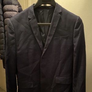 Men's H&M Skinny Fit Navy Suit Jacket